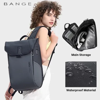 Bange 2575 Anti-Theft 15.6" Laptop Business Backpack (Gray)