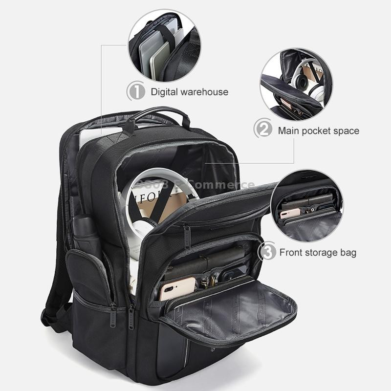 Bange BG-2602 Oxford Cloth Waterproof Backpack ( Black) – BagBilash